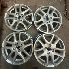 4x Genuine Mazda 16" Alloy Wheels Silver OEM 9965B46560 Refurbished
