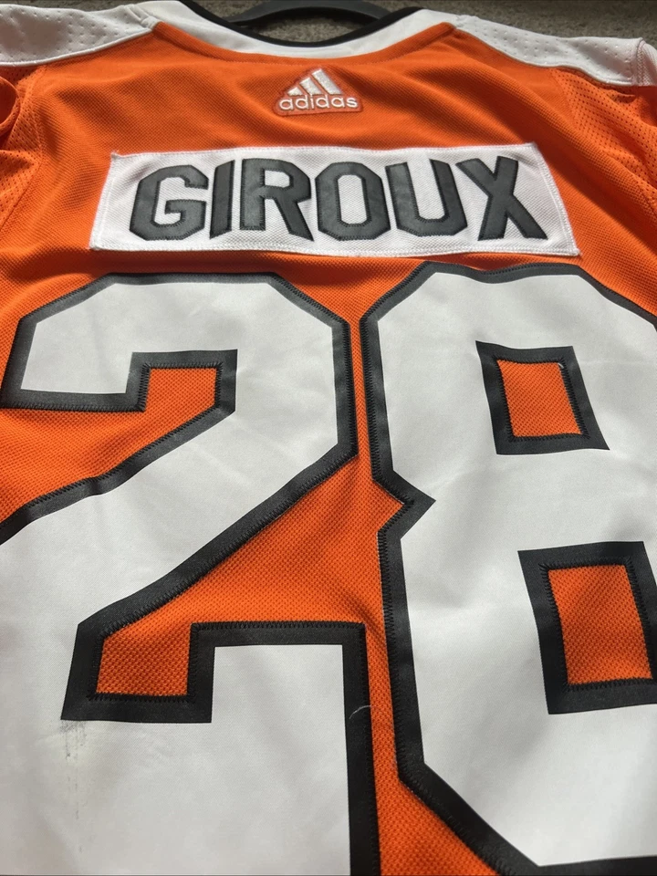 Claude Giroux #28 Philadelphia Flyers Jersey Orange Home Adidas First Gen 54/2X - Image 2 of 4