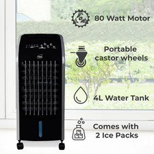 Neo 4L 80W Oscillating Air Ice Water Evaporative Mini Portable AC