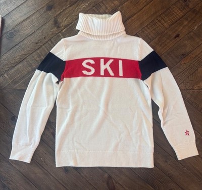 Perfect Moment kids Merino ''Ski'' Retro Inspired Turtleneck Sweater