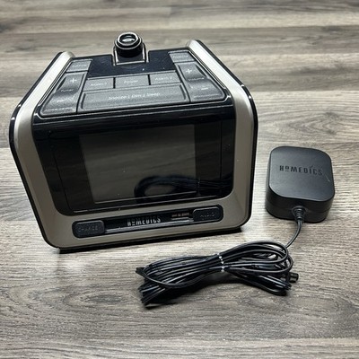 Rare Homedics Sound Spa Alarm Clock Radio Projection AC DC Model SS-5050