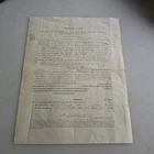 7th Maine Infantry Civil War Muster Out Pay Document Camp Griffin Virginia 1862