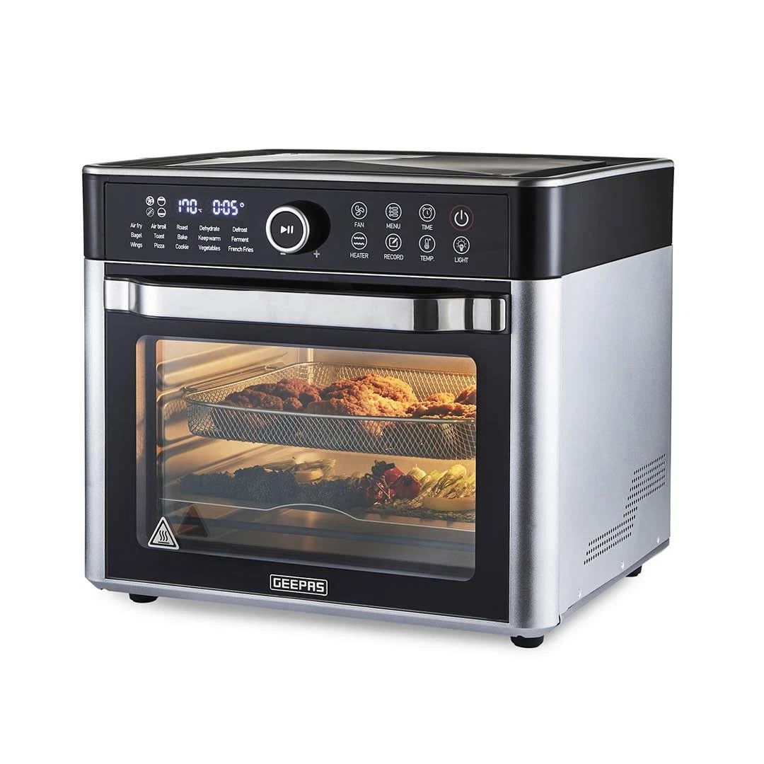 GEEPAS 22L Air Fryer Oven Digital Display Timer 15 Preset Mode Family Size 1700W
Opens in a new wind