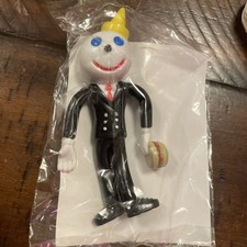 Vintage 1995 Posable Jack In the Box Bendable Action Figure With Burger