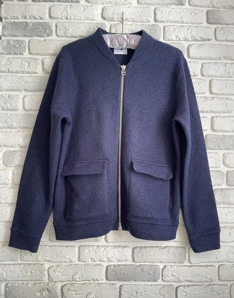 Men NN07 Jacket Navy Wool M