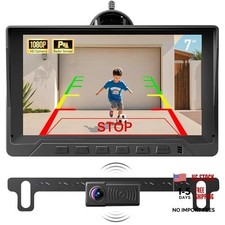1080P Backup Camera with Backup Sensors Parking Distance Control PDC System,