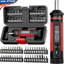 41PCS Torque Screwdriver Set Precision Wrench S2 Steel Bits 1/4 Drive Multi-Use