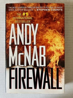 Firewall Andy McNab 2001 First Pocket Books Hardcover Thriller Bestseller