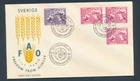D495133 Sweden FDC FAO Freedom From Hunger Campaign 1963