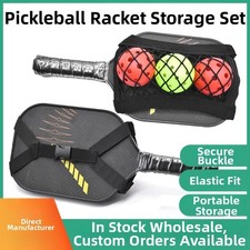 For Training Pickleball Mesh Bag Paddle Cover Breathable Design Quick Tr