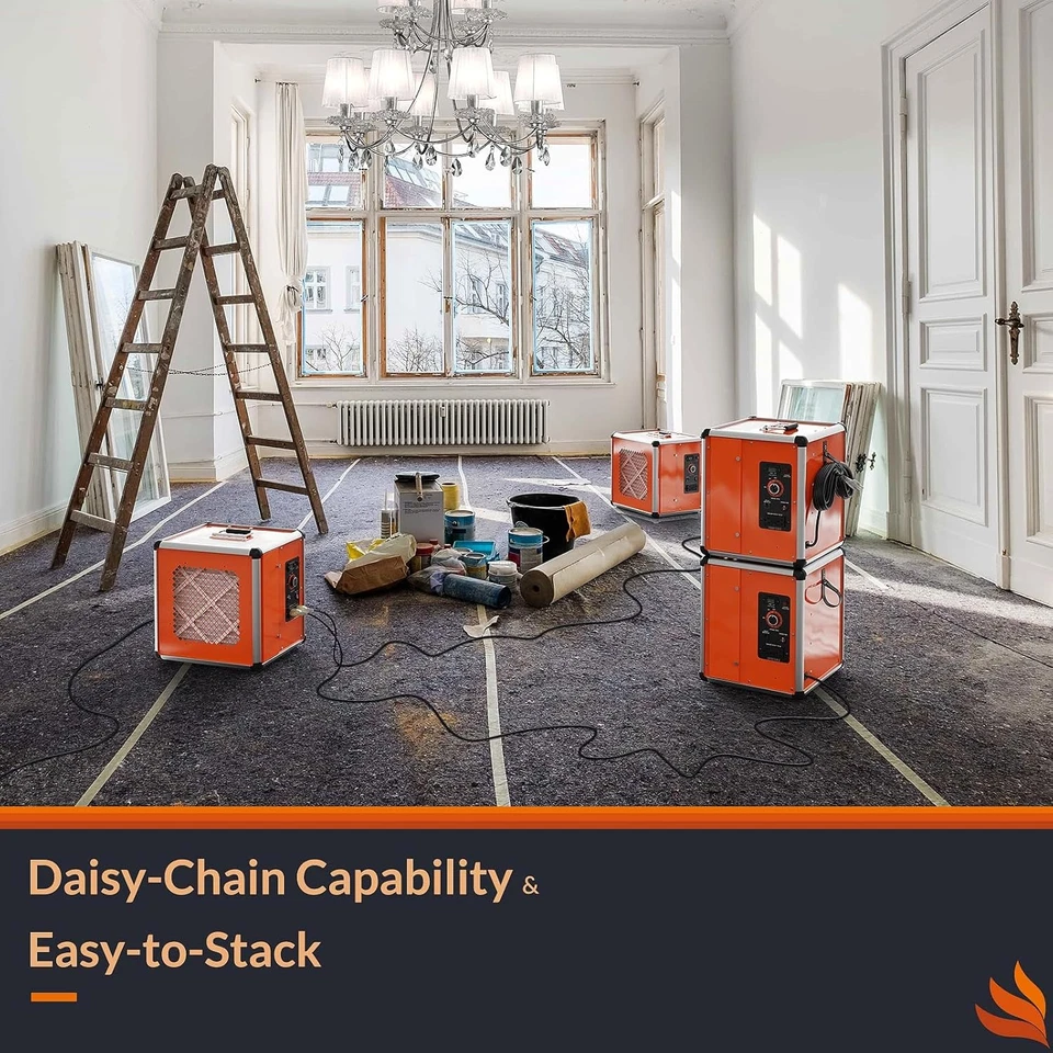 Purificador/purificador de aire PuriSystems HEPA 600 UVIG 600 CFM/con generador de luz/ion Foto 4 de 4