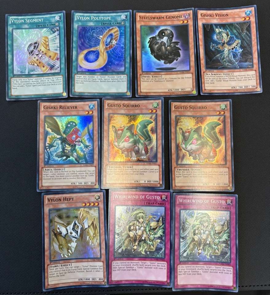 Vintage 1st Edition Holo YU-GI-OH! HA06 HIDDEN ARSENAL 6 x 20 Card Lot - Image 2 of 2