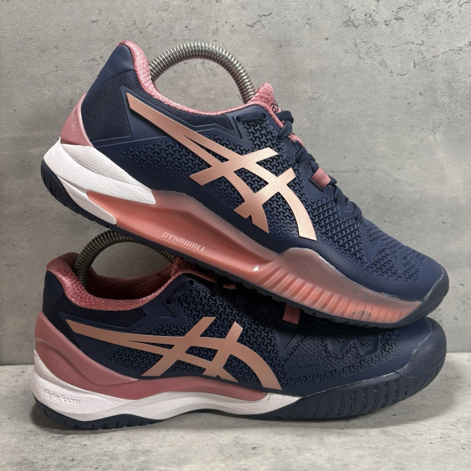 NEW ASICS Gel Resolution 8 Womens Size 8 Shoes Blue Pink Sneakers Tennis thumbnail 5