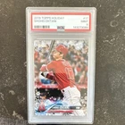 2018 Topps Holiday Shohei Ohtani #HMW17 Rookie PSA 9 Angels RC