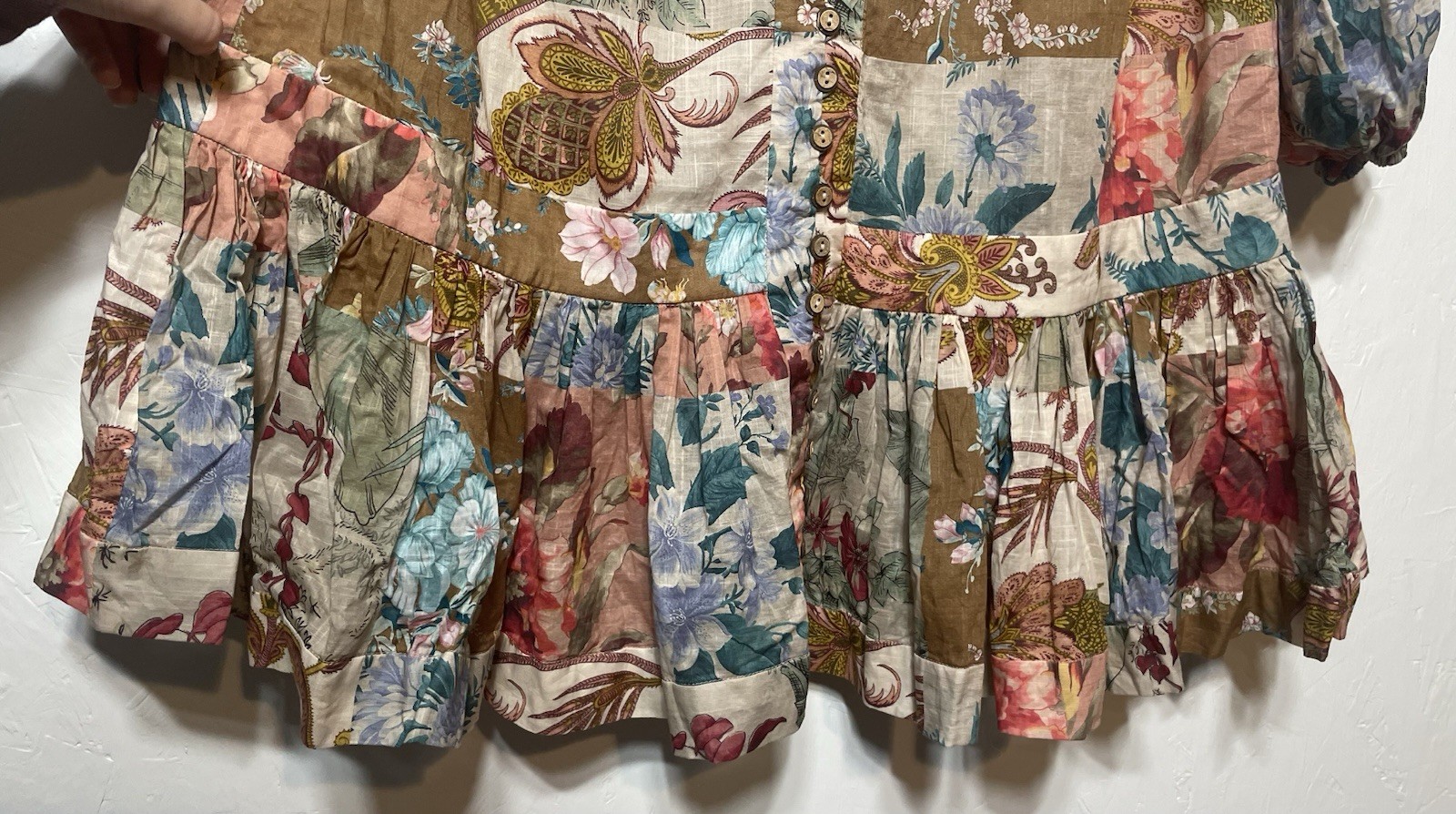 Zimmerman Multi-Colored Patchwork Printed Dress W… - image 5