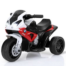 Kids Ride On Motorcycle BMW Licensed 6V Electric 3 Wheels Bicycle w/