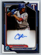 2024 Bowman - Chrome Prospect Autographs Chandler Pollard #CPA-CP (AU, RC)
