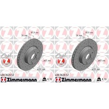 2x ZIMMERMANN SPORT BREMSSCHEIBEN 312mm GELOCHT VORNE passend für MERCEDES CLS E 2x ZIMMERMANN SPORT BREMSSCHEIBEN 312mm GELOCHT VORNE passend für MERCEDES CLS E