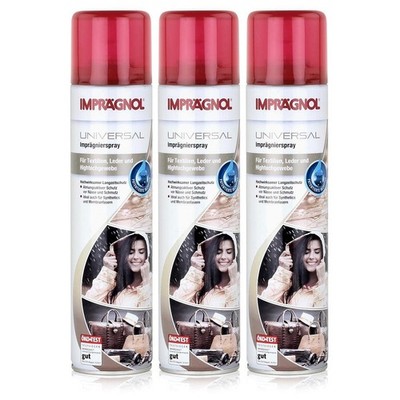 Imprägnol Universal Imprägnierspray 400ml - Wetterschutz (3er Pack)