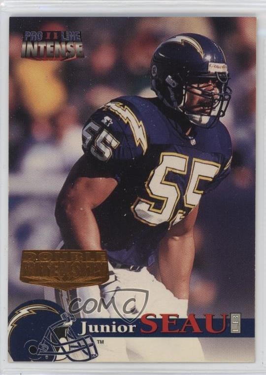 1996 Pro Line II Intense Double Intensity Junior Seau #43 HOF 7rf