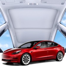 For Tesla Model 3 Roof Sunshade UV Reflection 2023-2025 Top Sun Visor