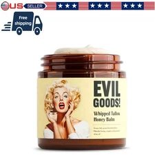 Evil Goods Whipped Beef Tallow + Manuka Honey Balm Moisturiser Anti Aging Cream