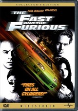 The Fast and the Furious DVD 2002 Collector's Edition, WS Vin Diesel LIKE NEW