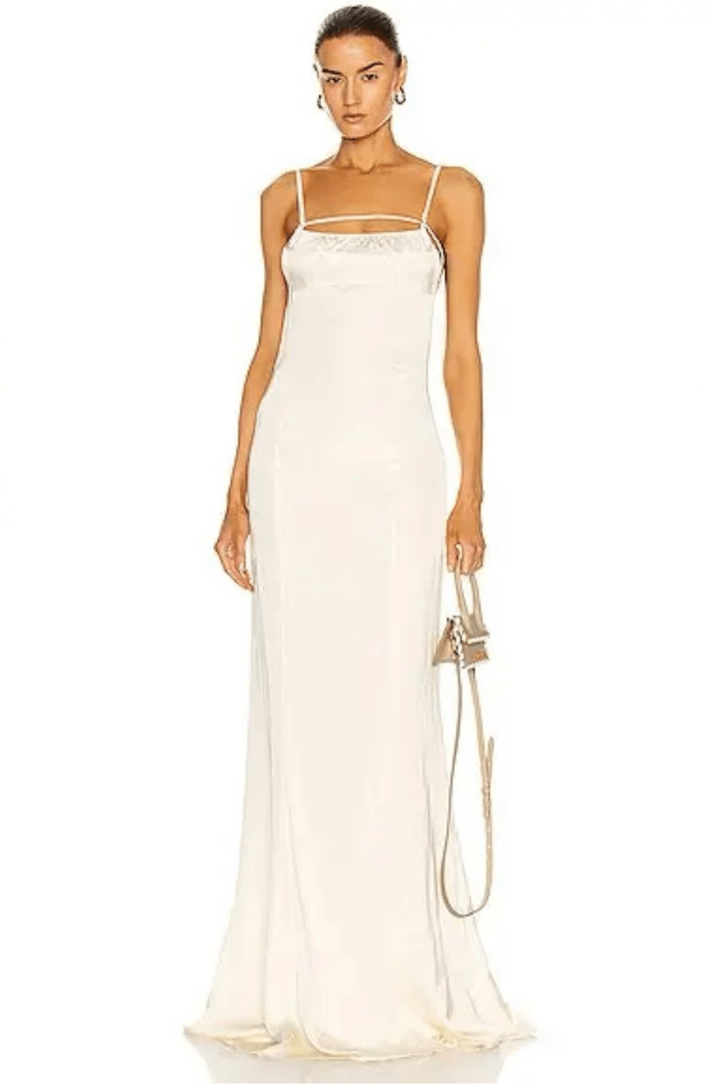 JACQUEMUS La Robe Novio In Beige Size 40 / US 8 image 6