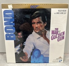 New Sealed  Man With The Golden Gun  2 Disc Extended Play LaserDisc James Bond