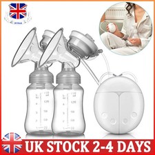 Electric Breast Pump Mute Automatic Dual Breastpump Infant Baby Feeding W/USB