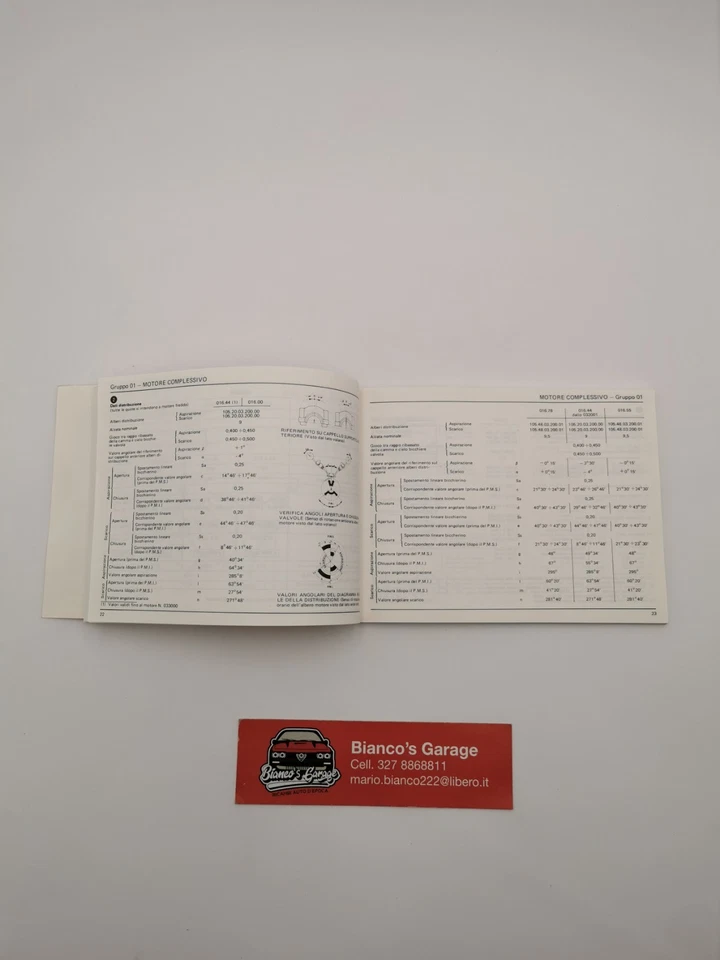 Libretto Caratteristiche E Prescrizioni Tecniche Alfa Romeo Giulietta - Immagine 2 di 4