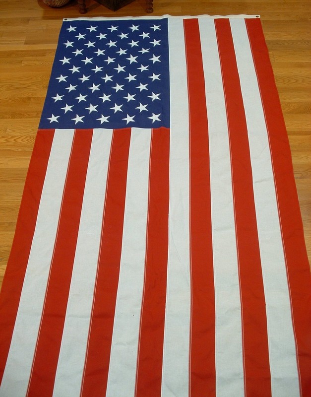 50 Star American Flag 58 Inches by 114 Inches Goodwill South Florida Embroidered