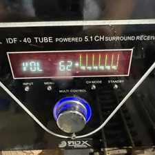 RDX IDF-40 Tube Powered Surround Sound 5.1 Receiver Digital Amplifier Very Rare