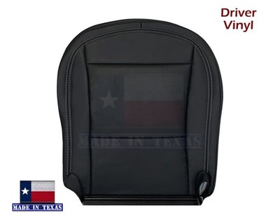 2014-2019 For Chevy Corvette C7 Driver Side bottom Seat Cover Black Perforated