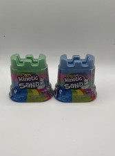 Kinetic Sand Castle 2 Pack Natural Sensory New