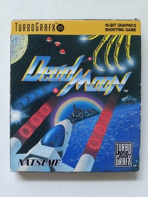 Dead Moon for TurboGrafx-16, 1992 Natsume, Complete, in Original Cardboard Box