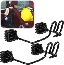 Soporte Para Casco De Seguridad Para Camion Auto Asiento Trasero Negro 2 Pcs