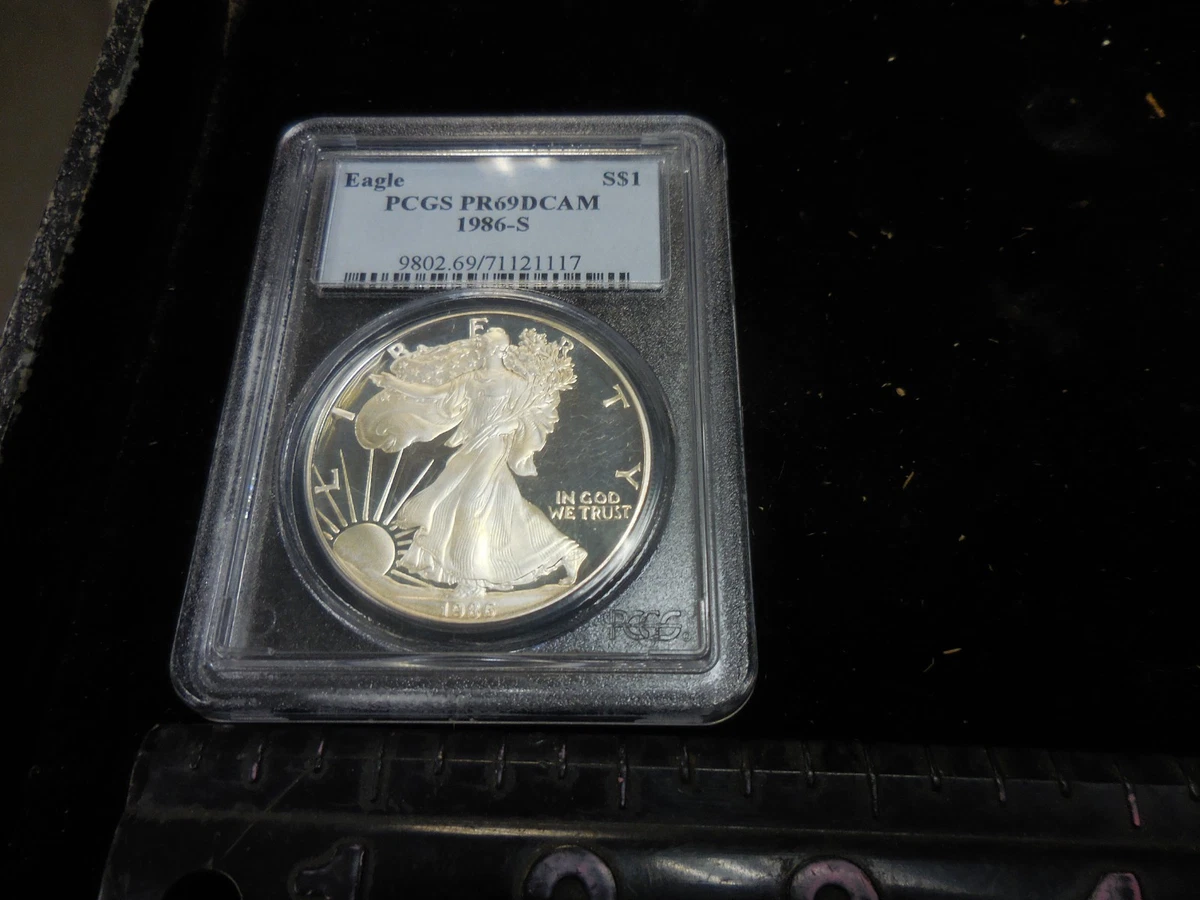 PCGS Certified PR 69 Graded 1986 Silver Bullion Coins for sale | eBay