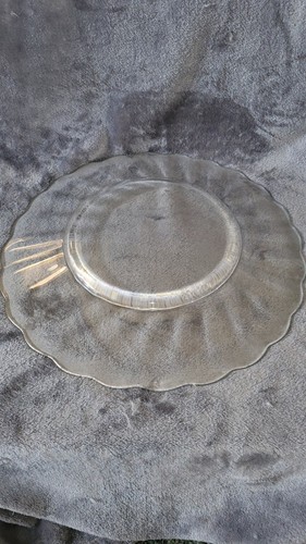 VTG Duralex Glass Serving Platter From France - Picture 3 of 3