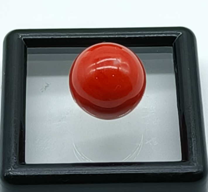 Rare Oxblood Red Color 11 MM Beads-100%natural Japanese Red Coral Round Beads
