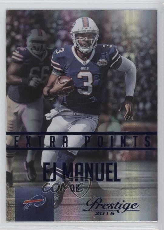 2015 Panini Prestige Extra Points Blue EJ Manuel #15 2n2