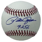 Pete Rose Signed Rawlings Official Baseball 4256 Insc PSA COA 676