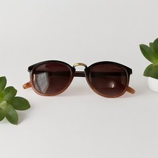 Lucky Brand Womens Peach/Grey Stylish Cat 3 Sunglasses W/ Amber Tint