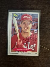 1991 Classic Best John Byington Autograph Milwaukee Brewers