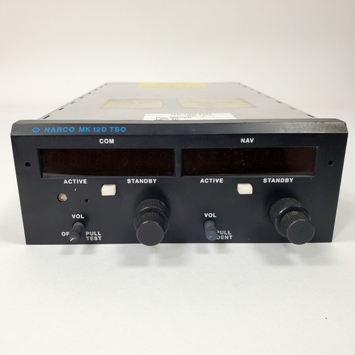 NARCO MK-12D TSO 14 VDC WITH GLIDE/SLOPE WITH FAA 8130-3