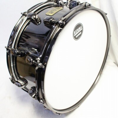 TAMA S.L.P. LBR1465 Black Brass Snare Drum 14 x 6.5 with