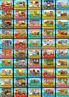 Animal Crossing Series 1-5 Amiibo Cards Villagers 001-448 New Leaf Sanrio  Cars | eBay