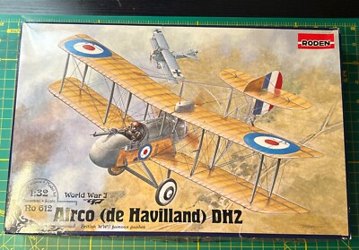 Roden 612 British De Havillend DH-2 1/32. edward photoetch set and turnbuckles