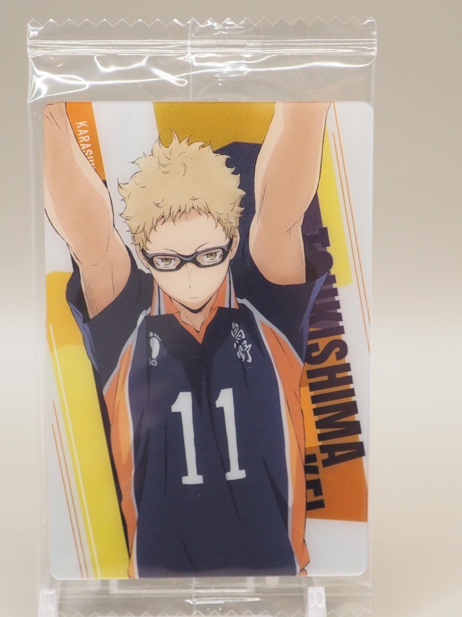 Tsukishima Kei Haikyu!! Volleyball Card 03 Anime & Manga JAPAN
