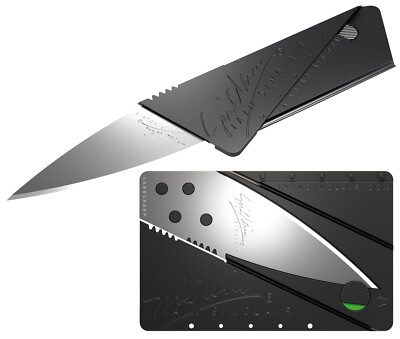 Iain Sinclair Cardsharp2 - Black - Silver Tone Blade - 2021 Model